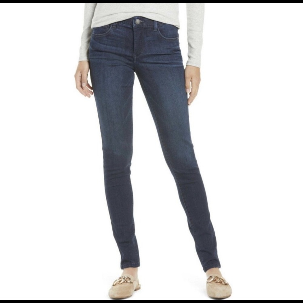Wit & Wisdom Skinny Jeans in Dark Navy size 12 EUC